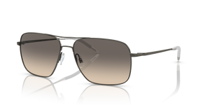 Oliver Peoples Clifton con montura Estaño Envejecido y lentes Gris - El 1