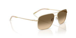 Oliver Peoples Clifton avec une monture Or et des verres Vert - L'image 3
