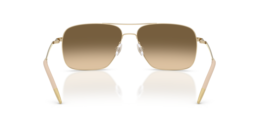 Oliver Peoples Clifton avec une monture Or et des verres Vert - L'image 5