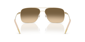 Oliver Peoples Clifton avec une monture Or et des verres Vert - L'image 5