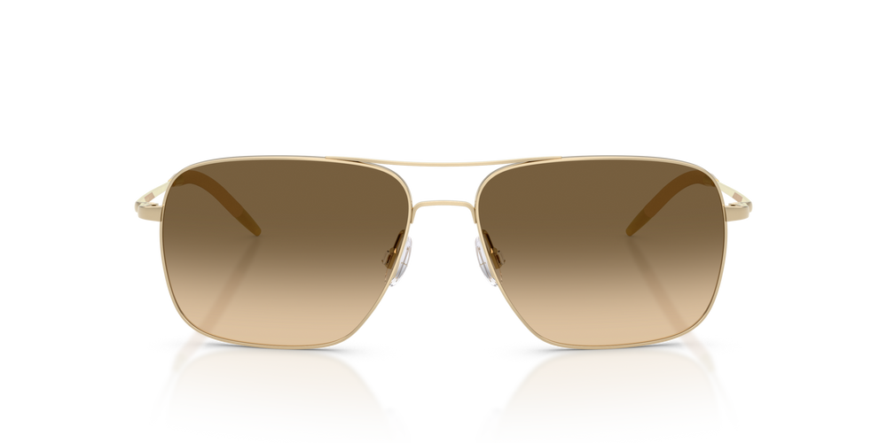 Oliver Peoples Clifton avec une monture Or et des verres Vert - image 2