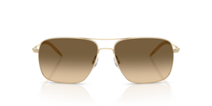 Oliver Peoples Clifton avec une monture Or et des verres Vert - image 2