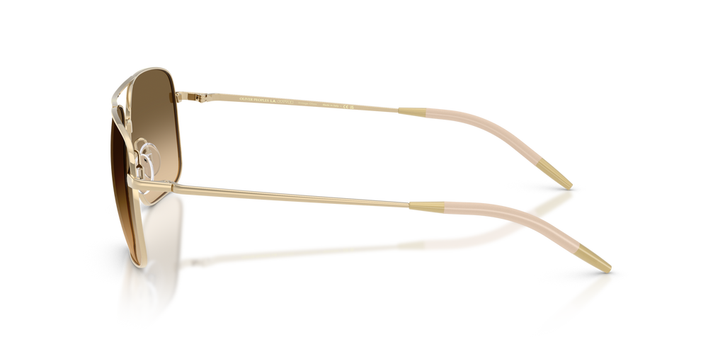 Oliver Peoples Clifton avec une monture Or et des verres Vert - image 4