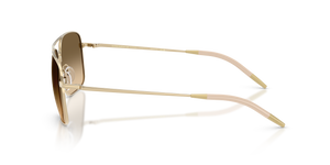 Oliver Peoples Clifton avec une monture Or et des verres Vert - L'image 4
