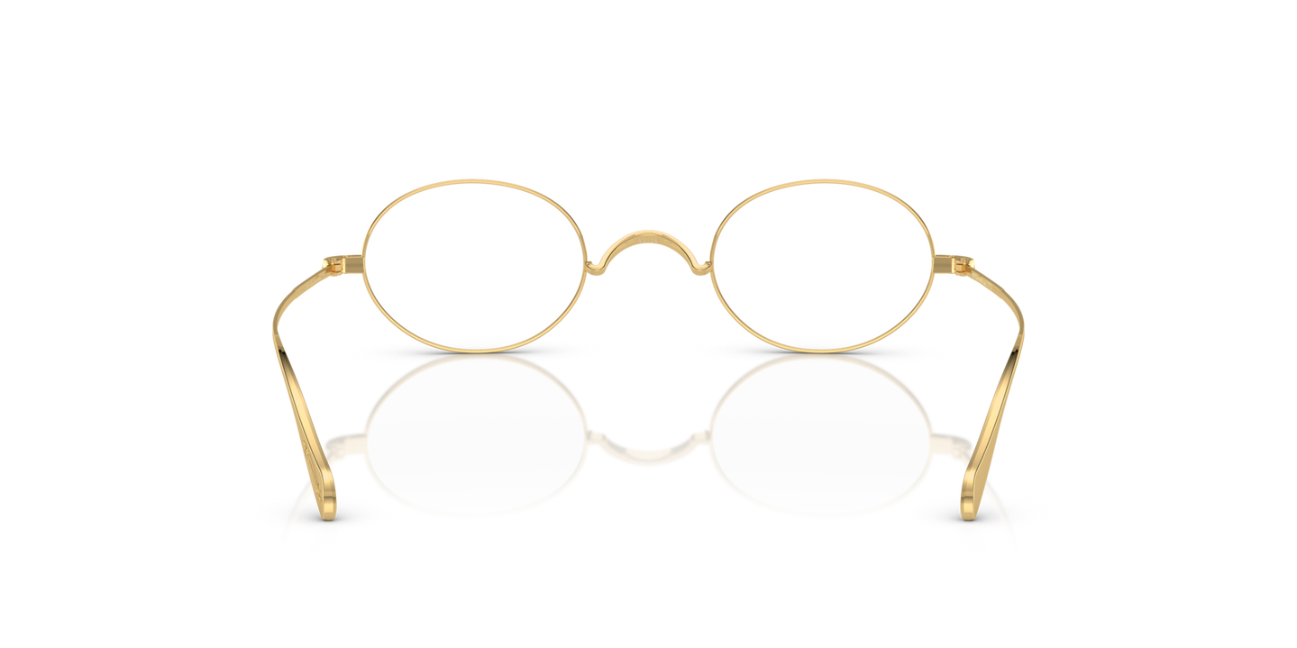 Oliver Peoples Calidor avec monture Plaqué or 18k - Image Pont