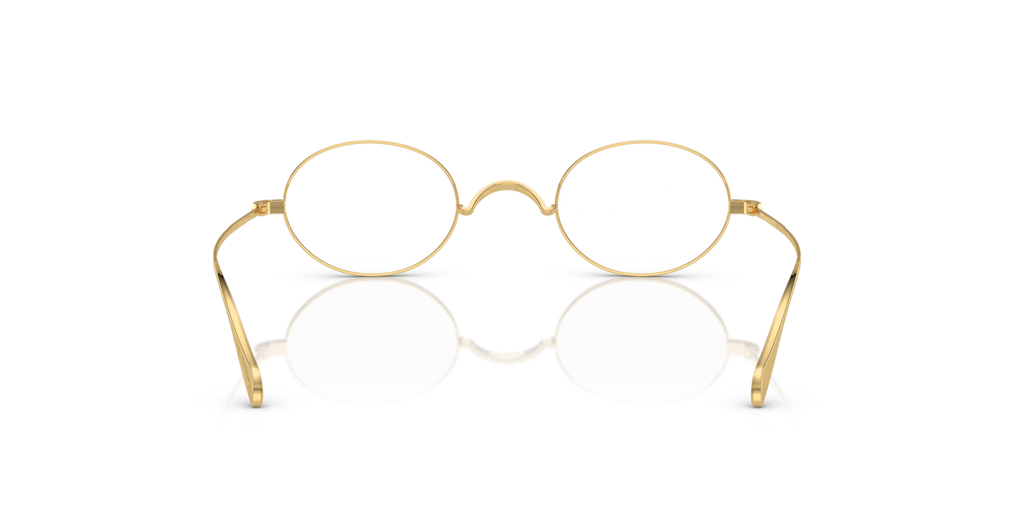 Oliver Peoples Calidor avec monture Plaqué or 18k - Image Pont