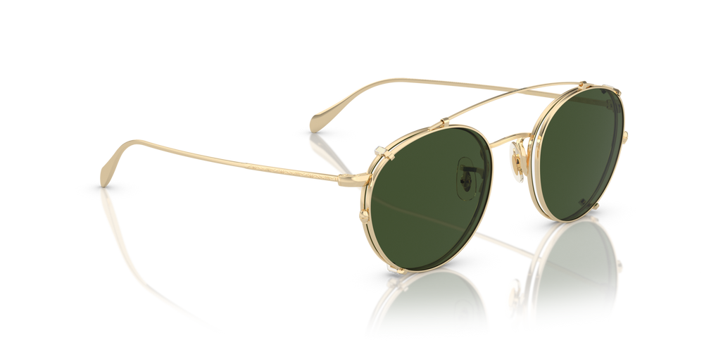 Oliver Peoples Coleridge Clip con montura Oro y lentes Verde - imagen 5