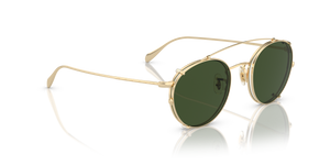 Oliver Peoples Coleridge Clip con montura Oro y lentes Verde - imagen 5
