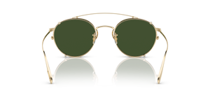 Oliver Peoples Coleridge Clip with Gold frame and Green lenses - Image 7