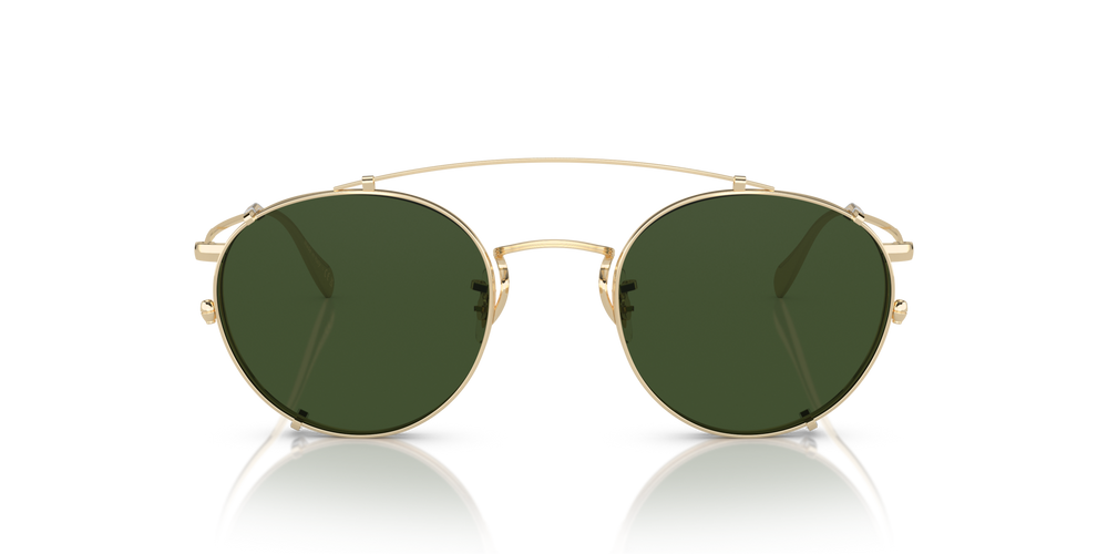 Oliver Peoples Coleridge Clip con montura Oro y lentes Verde - imagen 4