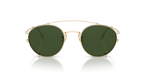 Oliver Peoples Coleridge Clip con montura Oro y lentes Verde - imagen 4