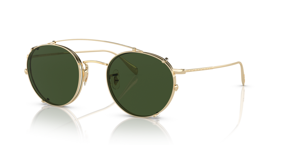 Oliver Peoples Coleridge Clip con montura Oro y lentes Verde - imagen 3