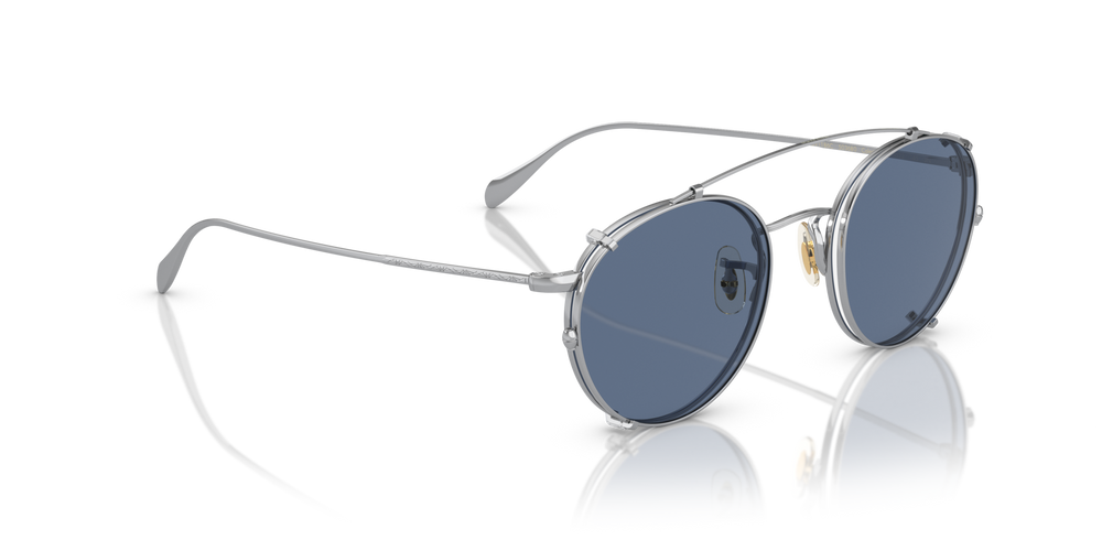 Sie Oliver Peoples Coleridge Clip mit Silber Gestell und Blau Gläsern - bild 5