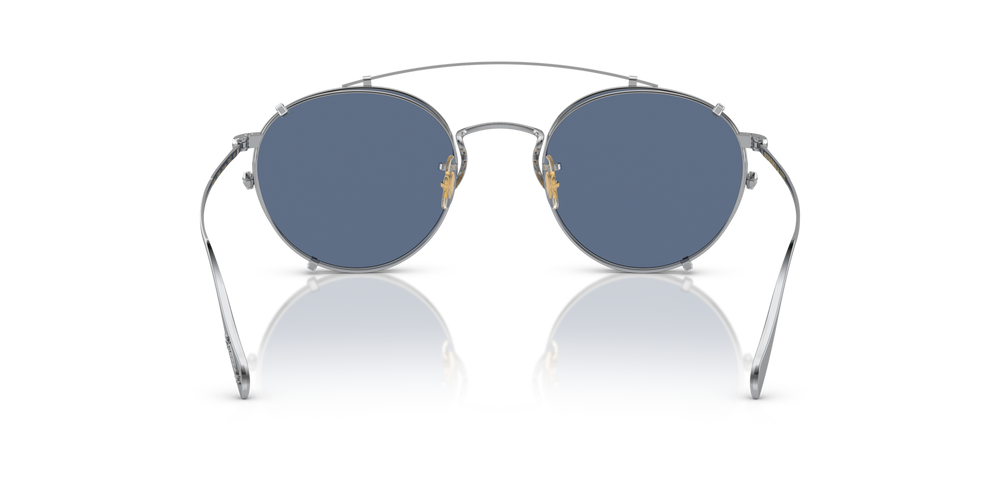 Oliver Peoples Coleridge Clip with Silver frame and Blue lenses - image 7
