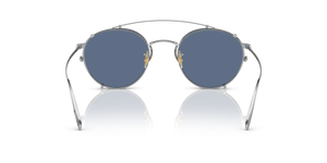 Oliver Peoples Coleridge Clip with Silver frame and Blue lenses - image 7