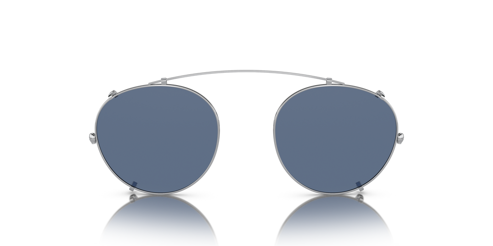 Oliver Peoples Coleridge Clip with Silver frame and Blue lenses - image 3