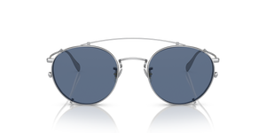 Sie Oliver Peoples Coleridge Clip mit Silber Gestell und Blau Gläsern - bild 4