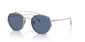 Sie Oliver Peoples Coleridge Clip mit Silber Gestell und Blau Gläsern - bild 3