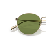 Oliver Peoples Coleridge Sun with Gold frame and Green lenses - Variant