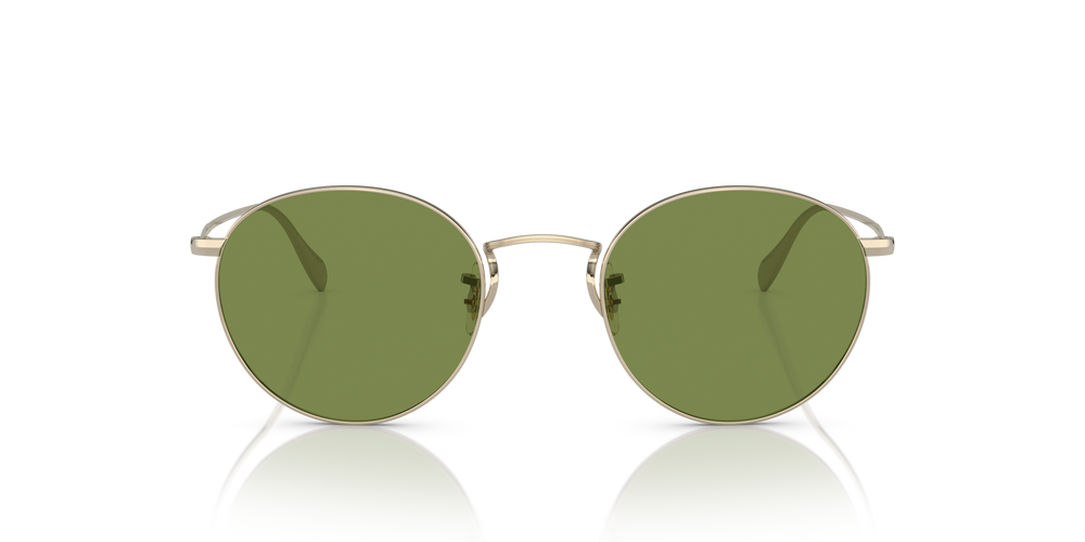 Oliver Peoples Coleridge Sun with Gold frame and Green lenses - image 2