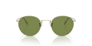 Oliver Peoples Coleridge Sun with Gold frame and Green lenses - image 2