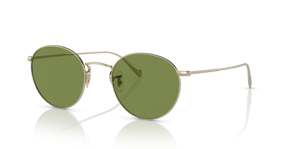 Oliver Peoples Coleridge Sun with Gold frame and Green lenses - Image 2