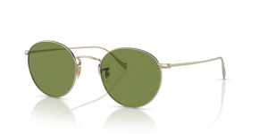Oliver Peoples Coleridge Sun with Gold frame and Green lenses - image 1