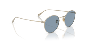 Oliver Peoples Coleridge Sun with Gold frame and Blue lenses - image 3