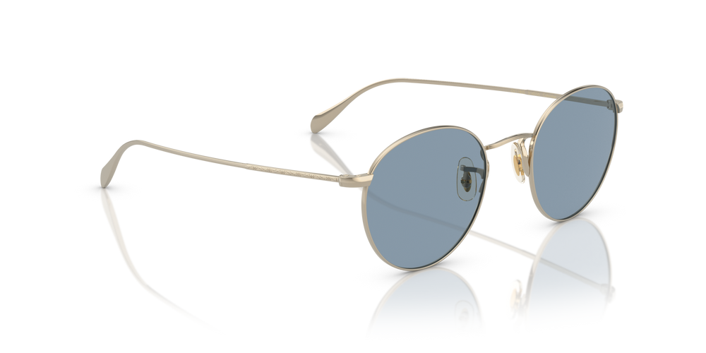 Oliver Peoples Coleridge Sun with Gold frame and Blue lenses - image 3