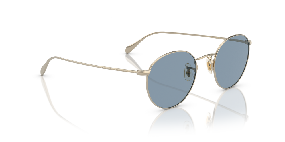 Oliver Peoples Coleridge Sun with Gold frame and Blue lenses - Image 3