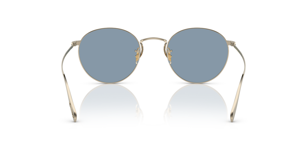 Oliver Peoples Coleridge Sun with Gold frame and Cobalto lenses