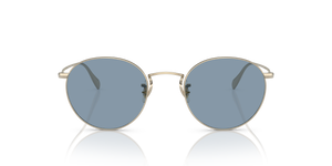 Oliver Peoples Coleridge Sun with Gold frame and Blue lenses - Image 2