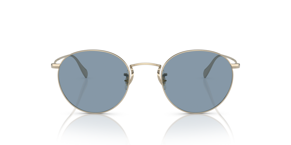 Oliver Peoples Coleridge Sun with Gold frame and Blue lenses - image 2