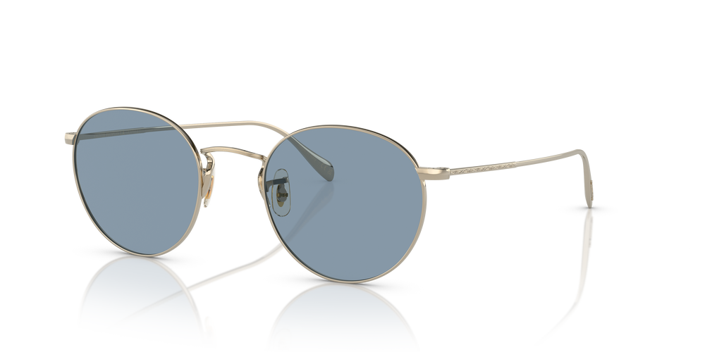 Oliver Peoples Coleridge Sun with Gold frame and Blue lenses - Image 3