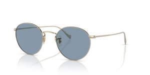 Oliver Peoples Coleridge Sun with Gold frame and Blue lenses - Image 1