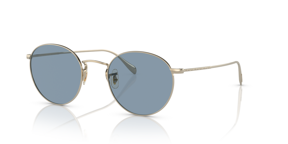 Oliver Peoples Coleridge Sun with Gold frame and Blue lenses - image 2