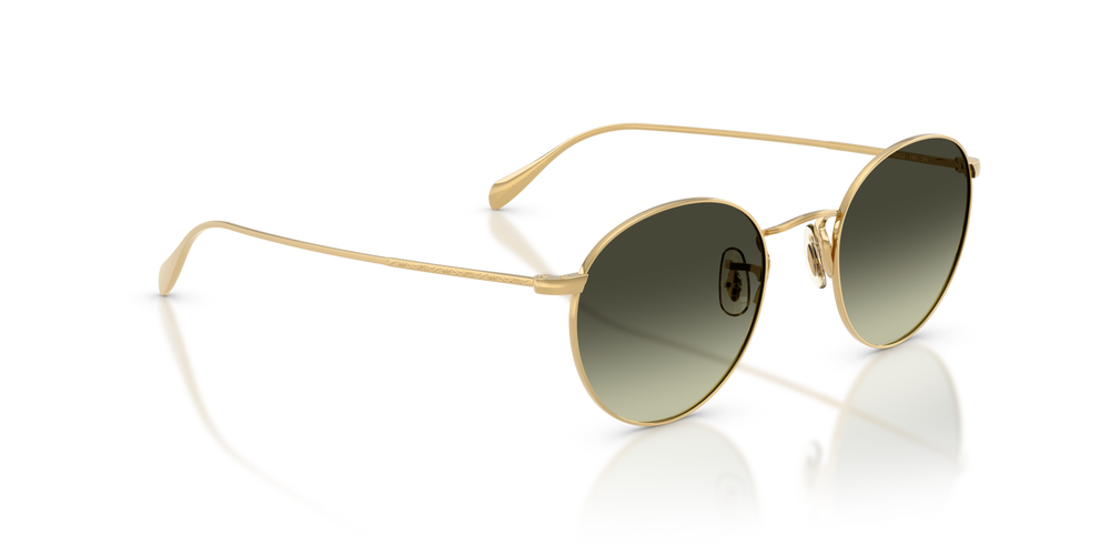 Oliver Peoples Coleridge Sun Gold Plated con montatura Oro giallo 18 carati e lenti  Verde - immagine 3