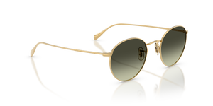 Oliver Peoples Coleridge Sun Gold Plated con montatura Oro giallo 18 carati e lenti  Verde - immagine 3