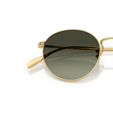 Oliver Peoples Coleridge Sun Gold Plated con montatura Oro giallo 18 carati e lenti  Verde - Variant