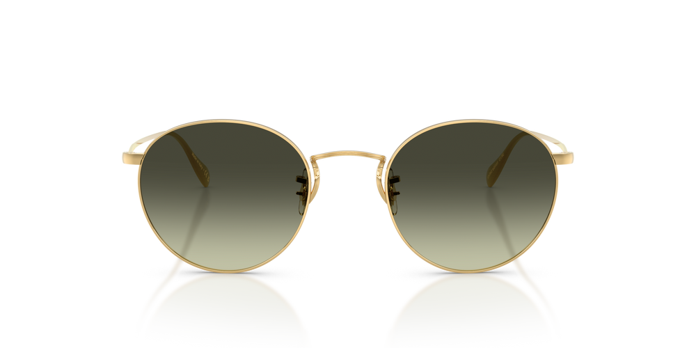Oliver Peoples Coleridge Sun Gold Plated con montatura Oro giallo 18 carati e lenti  Verde - immagine 2