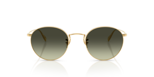 Oliver Peoples Coleridge Sun Gold Plated con montatura Oro giallo 18 carati e lenti  Verde - immagine 2