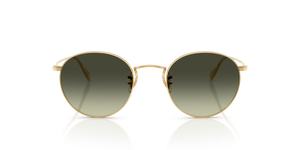 Sie Oliver Peoples Coleridge Sun Gold Plated mit 18K Gelbgold Gestell und Grün Gläsern - bild 2