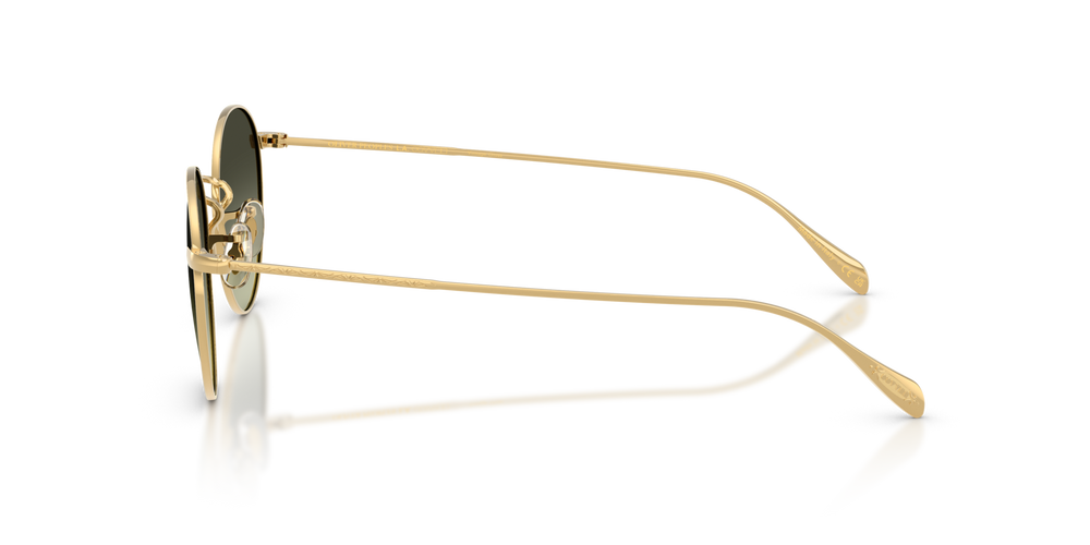 Oliver Peoples Coleridge Sun Gold Plated con montatura Oro giallo 18 carati e lenti  Verde - immagine 4