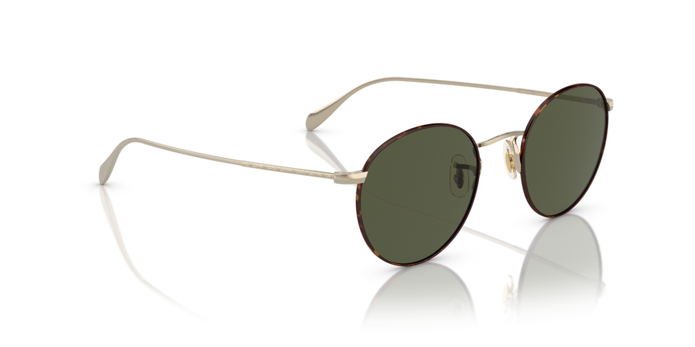 Oliver Peoples Coleridge Sun with Gold-Tortoise frame and Green lenses - image 3