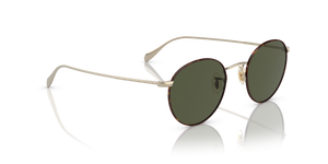 Oliver Peoples Coleridge Sun con montatura Oro-Tartarugato e lenti  Verde - immagine 3