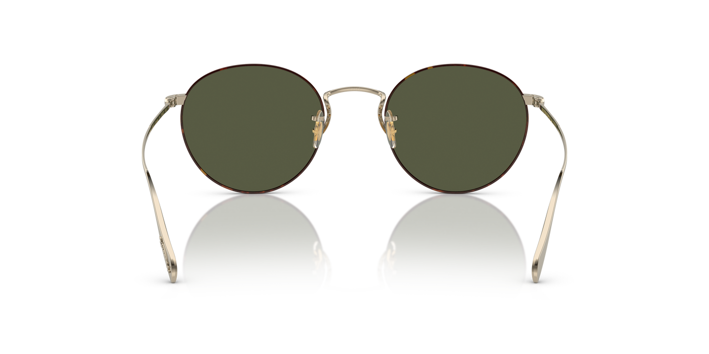 Oliver Peoples Coleridge Sun with Gold-Tortoise frame and G-15