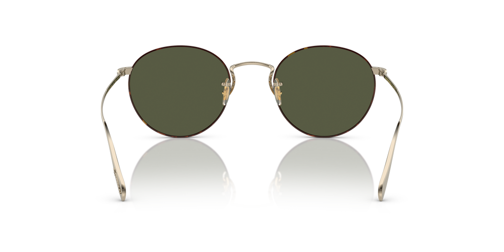 Oliver Peoples Coleridge Sun with Gold-Tortoise frame and Green lenses - Image 5
