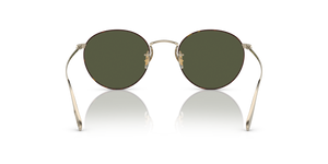 Oliver Peoples Coleridge Sun with Gold-Tortoise frame and Green lenses - Image 5