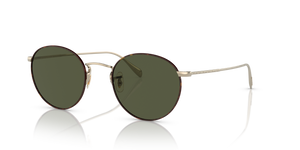 Oliver Peoples Coleridge Sun with Gold-Tortoise frame and Green lenses - image 1