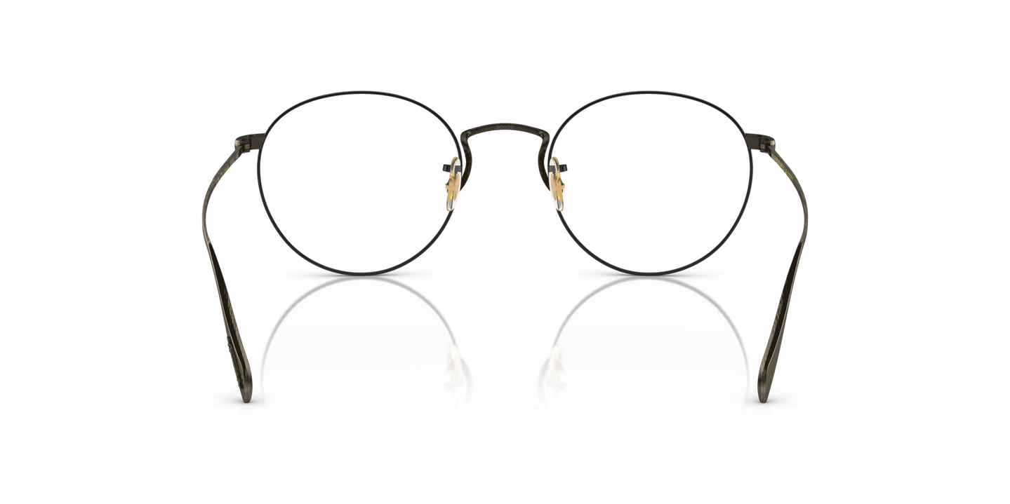 Oliver Peoples Coleridge with New Antique Gold/Black frame - Image Nosepads